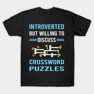 Introverted Crossword Puzzles T-Shirt